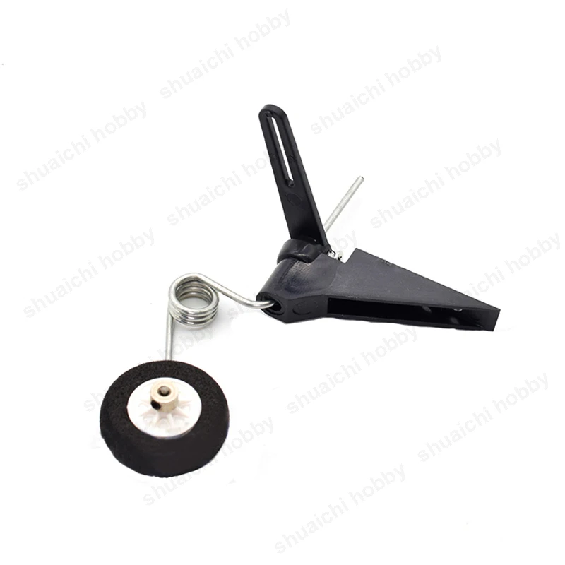 2PCS RC Fixed-wing Airplane Tail Wheel Bracket Assembly Rear Landing Gear 50-120 Grade Back Undercarriage for DIY Oil-powerd UAV