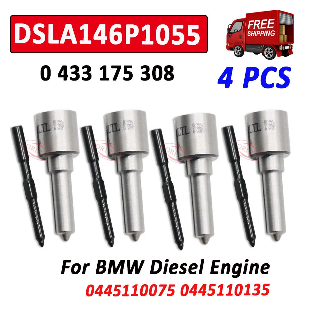 ORLTL Diesel Injector Nozzle DSLA146P1055 0433175308 0 433 175 308 Fuel Nozzle DSLA 146 P 1055 For BMW 0445110075 0445110135