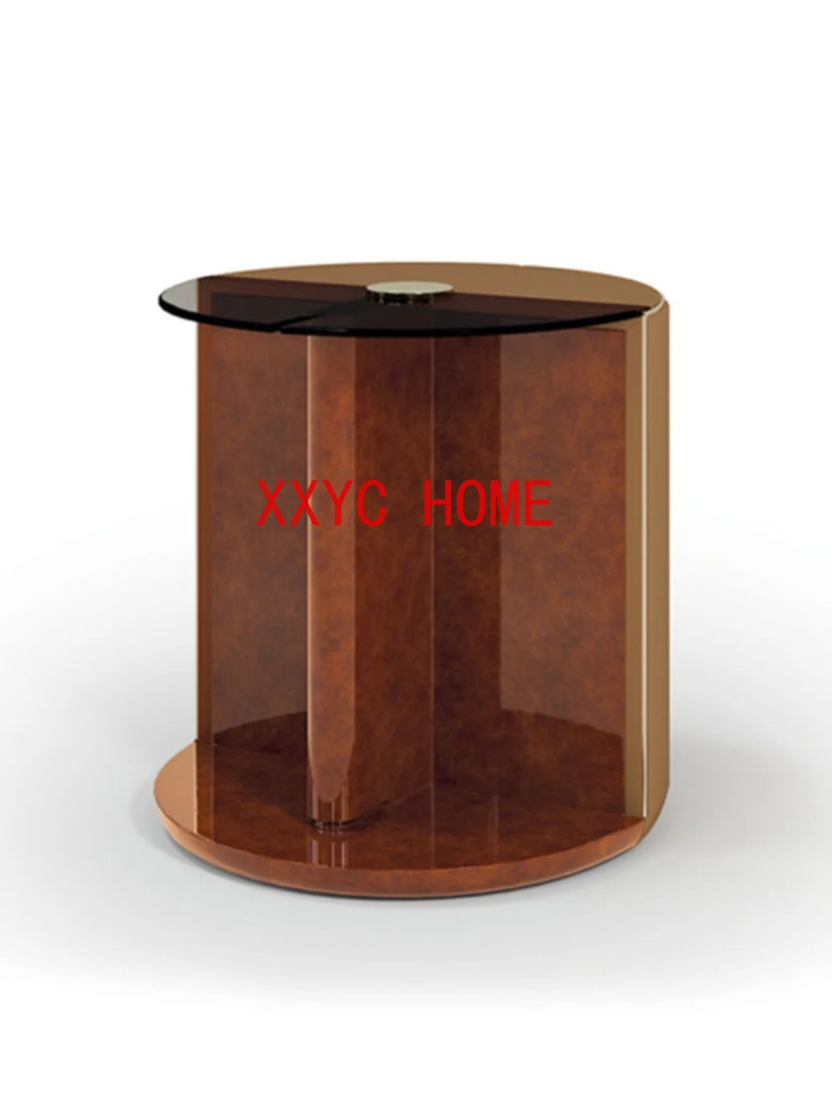 Modern Minimalist Nordic Style Light Luxury round Tea Table TV Cabinet Unit