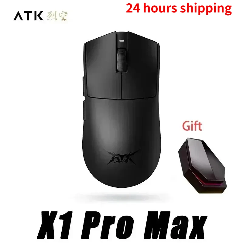 ATK Blazing Sky X1 8K Mouse Wireless  Low Latency FPS Three Mode Game Mouse Lightweight E-sports Custom PC Gaming Accessories