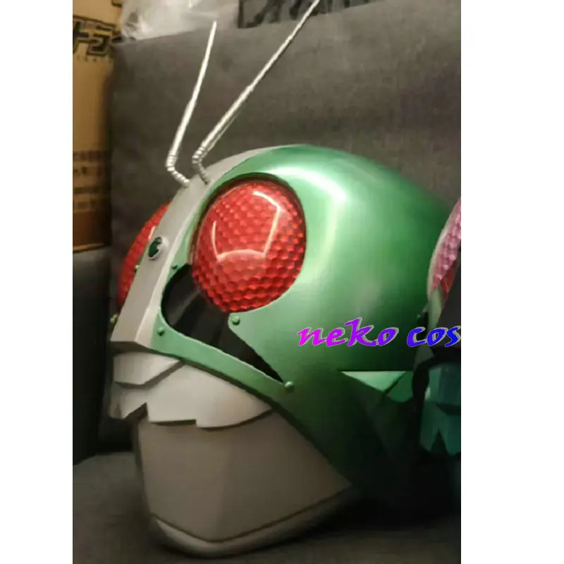 nekocos  kamen rider 1 go shin 1 go Showa Rider 1 go Helmet  Mask Resin Cosplay costume Custom size