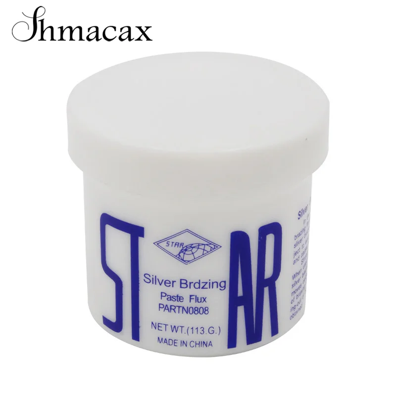 Pâte à souder Flux argent laiton, poudre de brasage pour le soudage cuivre aluminium 1 pièce 123g