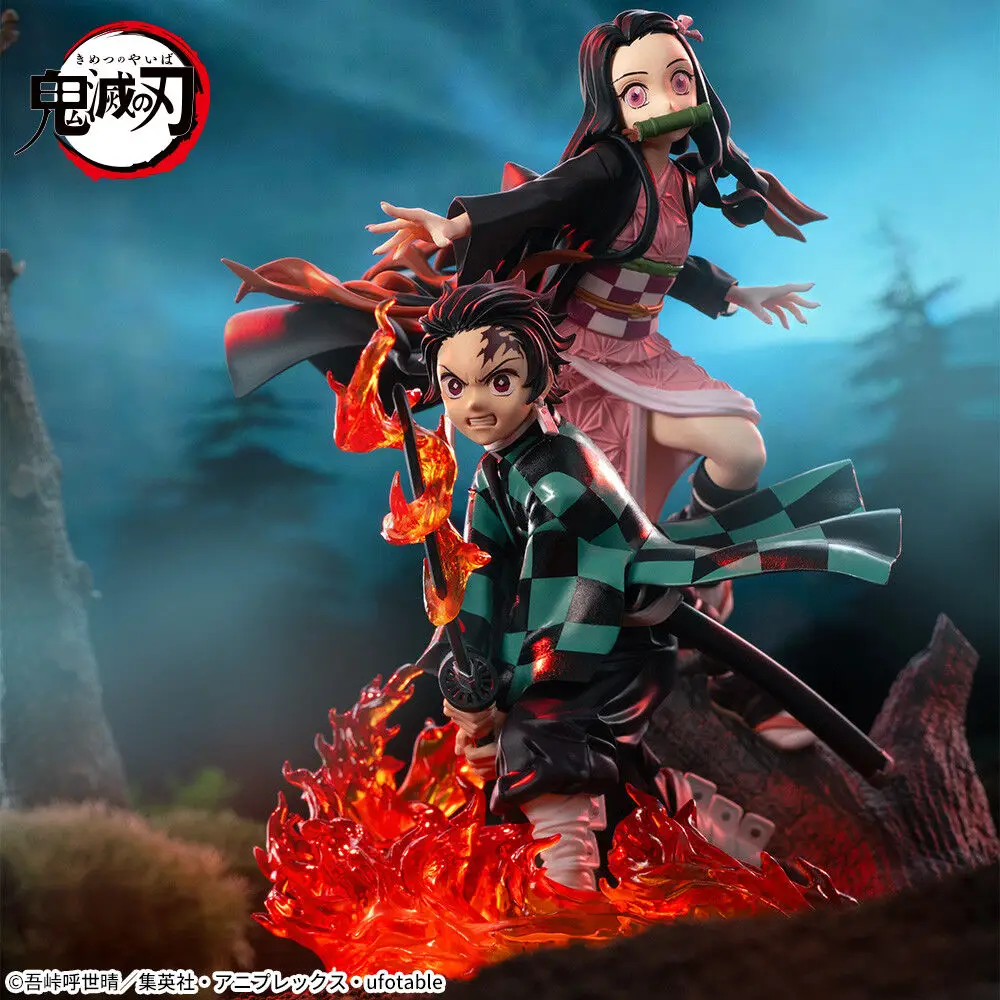 In Stock SEGA Demon Slayer Xross Link Kamado Nezuko Tanjirou Origina Anime Figure Collectible Model Toy 20cm Doll