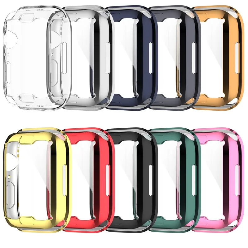 All-Covered Cover Bumper Full Screen Protector For Apple Watch 7 41mm 45mm Protective Case