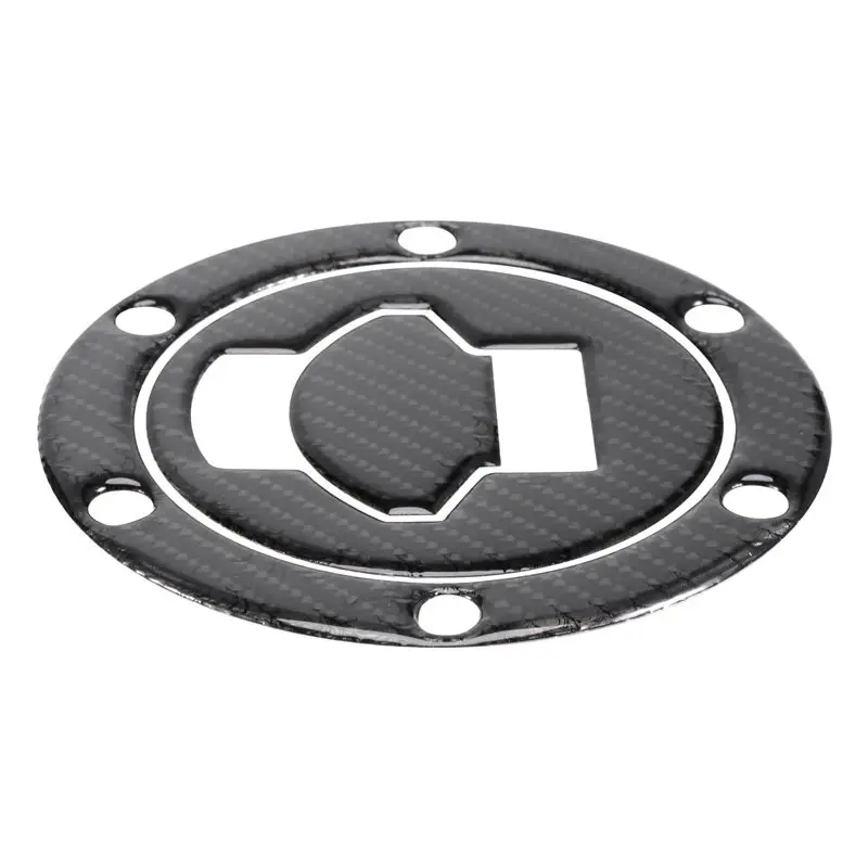 AC54-3D Carbon Fiber Tank Gas Cap Pad Filler Cover Sticker Decals For BMW R1200RT K1200S F650 R1150 R/RS/GT/LT ALL