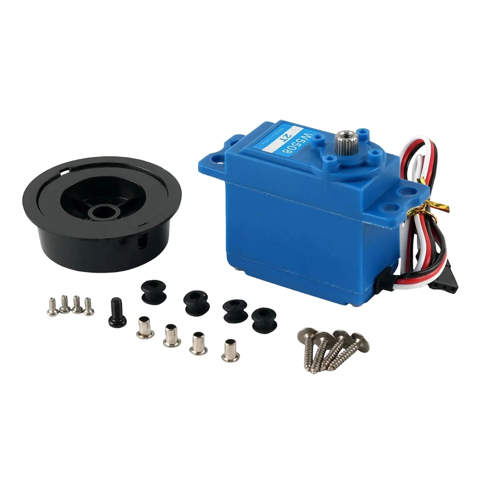 8KG High Speed Sail Winch Servo 0.4Sec 6.0V Metal Gear 360 Degree Digital Servo JX Servo W5508-2T for Competition RC Boat Yacht