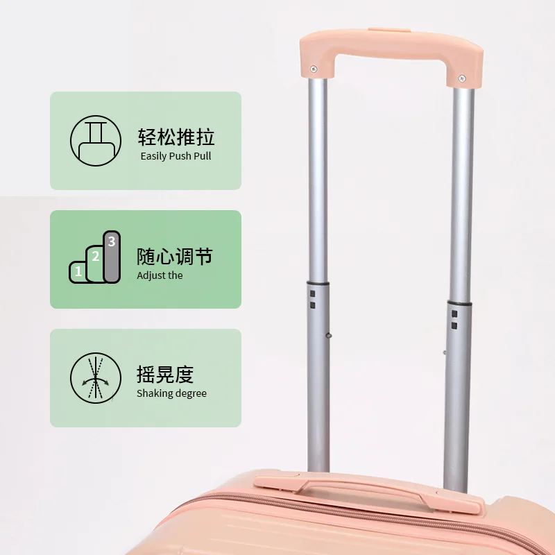 Luggage for Women Small 18 Inch Suitcase Small Lightweight Trolley Case New Boarding Code Box Silent Spinner Wheels