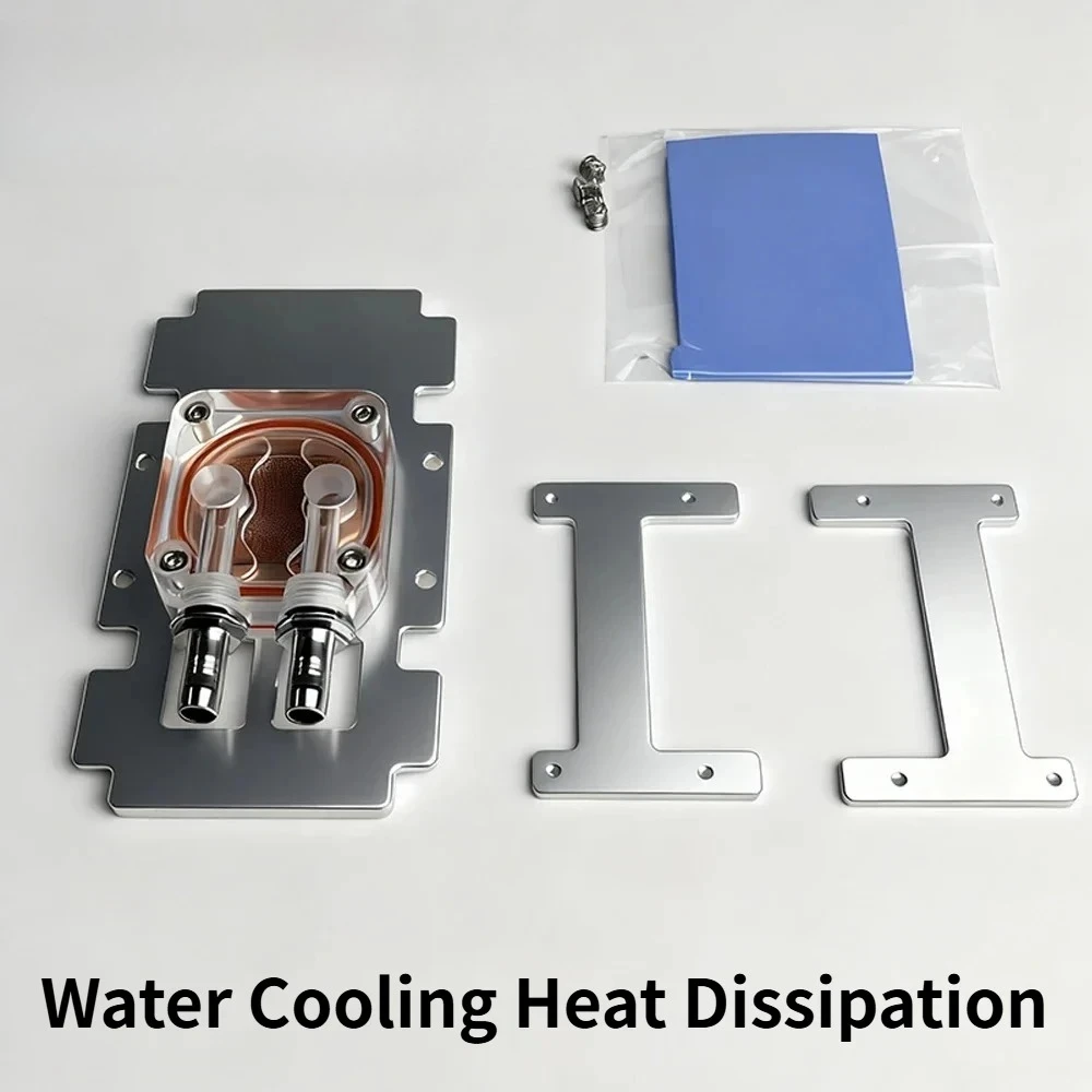 Nvidia V100 32G P100 A100 SXM2 Graphics GPU Full Copper Cooler Radiator Water Cooling Block Plate Water-cooled Heat Dissipation