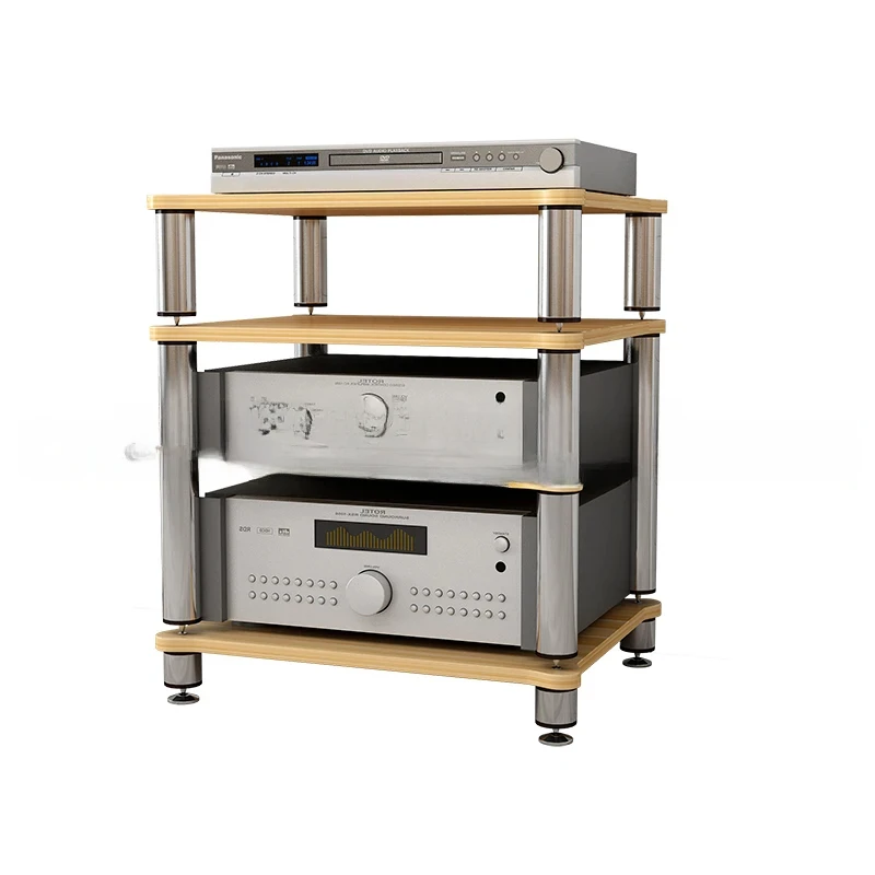 DK-02 HIFI Amplifier , Audio , AV Equipment Rack, TV Cabinet Column Available In Black, White, And Silver