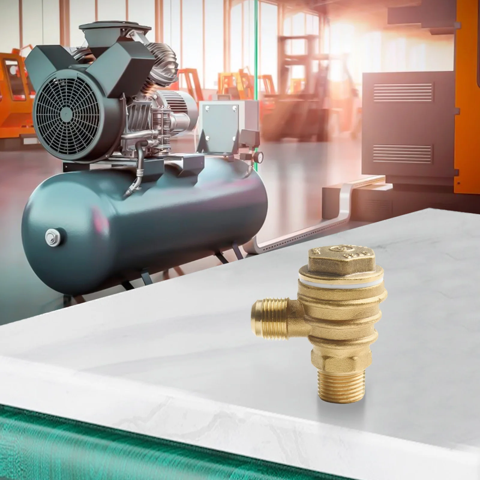 

Brass Male Thread Check Valve Connector Tool for Air Compressor Air Pump Perfect Replacement Part for Your Compressor System