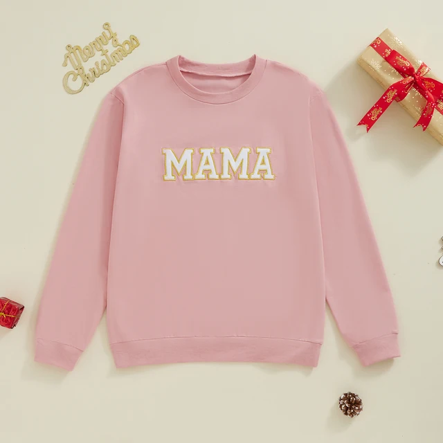 Citgeett Spring Mommy and Me Matching Outfits 0-3Y Letter Embroidery Long Sleeve Pullovers Fall Sweatshirt Tops 2 Citgeett Spring Mommy and Me Matching Outfits 0-3Y Letter Embroidery Long Sleeve Pullovers Fall Sweatshirt Tops 2