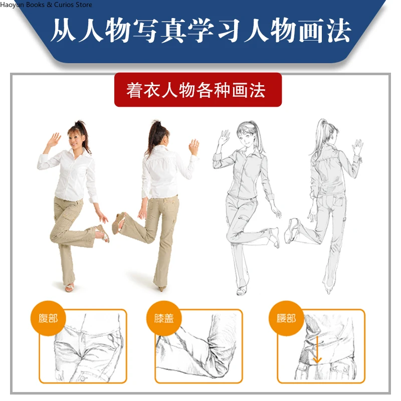 رسم الشكل من التصوير الفوتوغرافي: دليل عملي، فن المانجا اليابانية: دليل لرسم الشكل #3