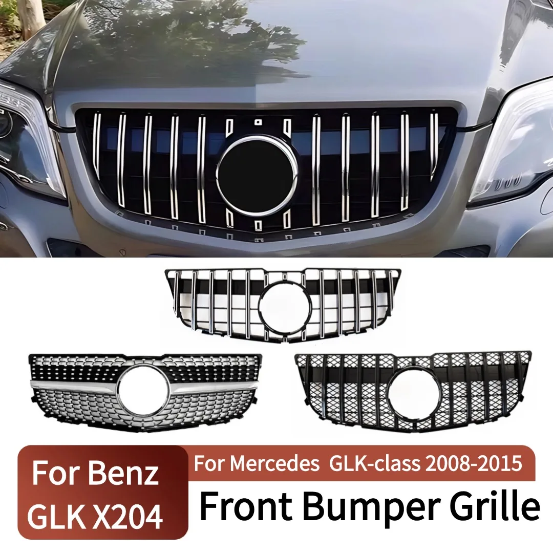 Передняя решетка маски, решетка бампера, средняя сетка, тюнинг для Mercedes Benz GLK X204 GLK220 GLK250 GLK300 GLK350 2008-2015