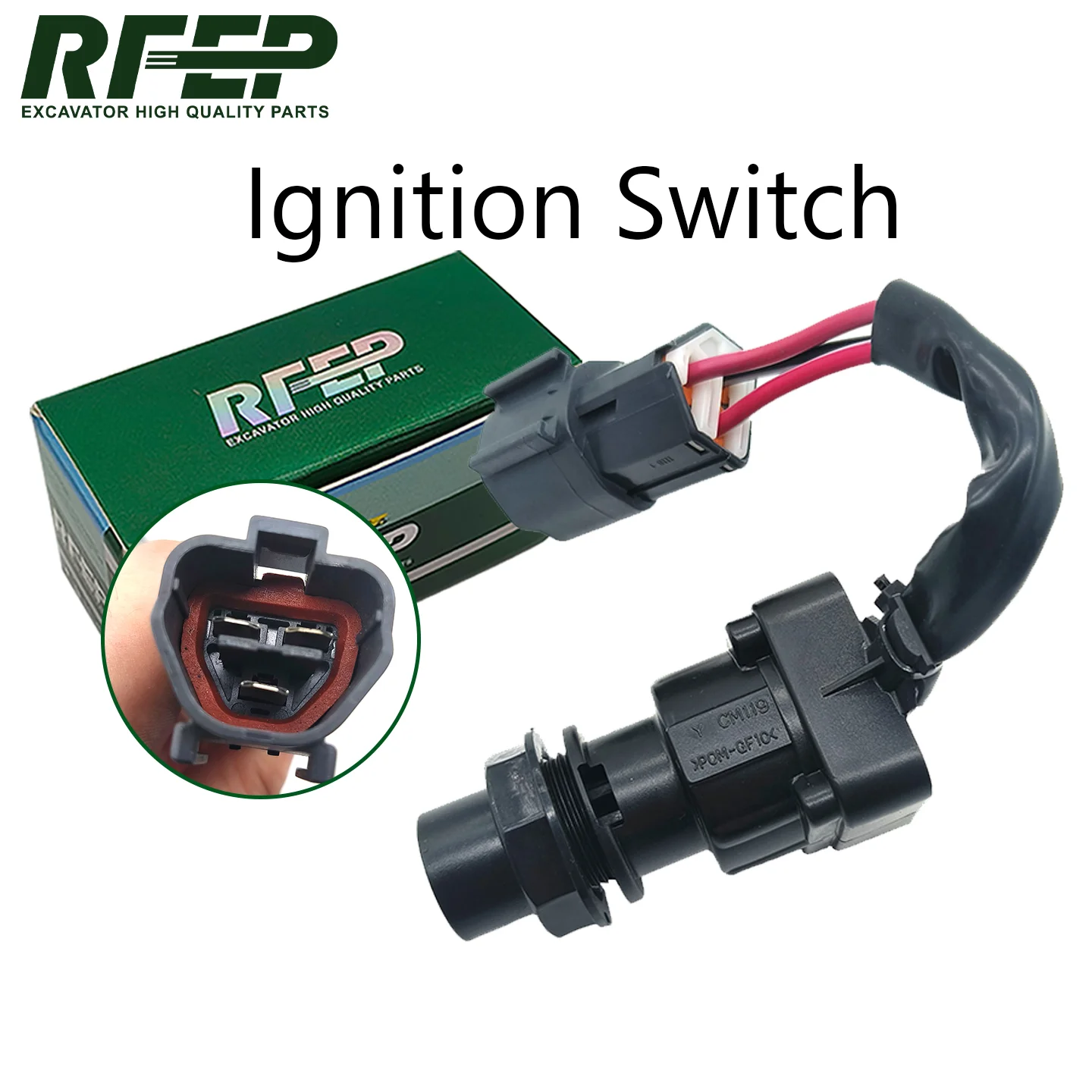 Ignition Switch RC461-53962 for Kubota Compact Track Loader SVL75 SVL75C SVL90 SVL95 Excavator KX016 KX080 KX121 KX71 KX91 KX018