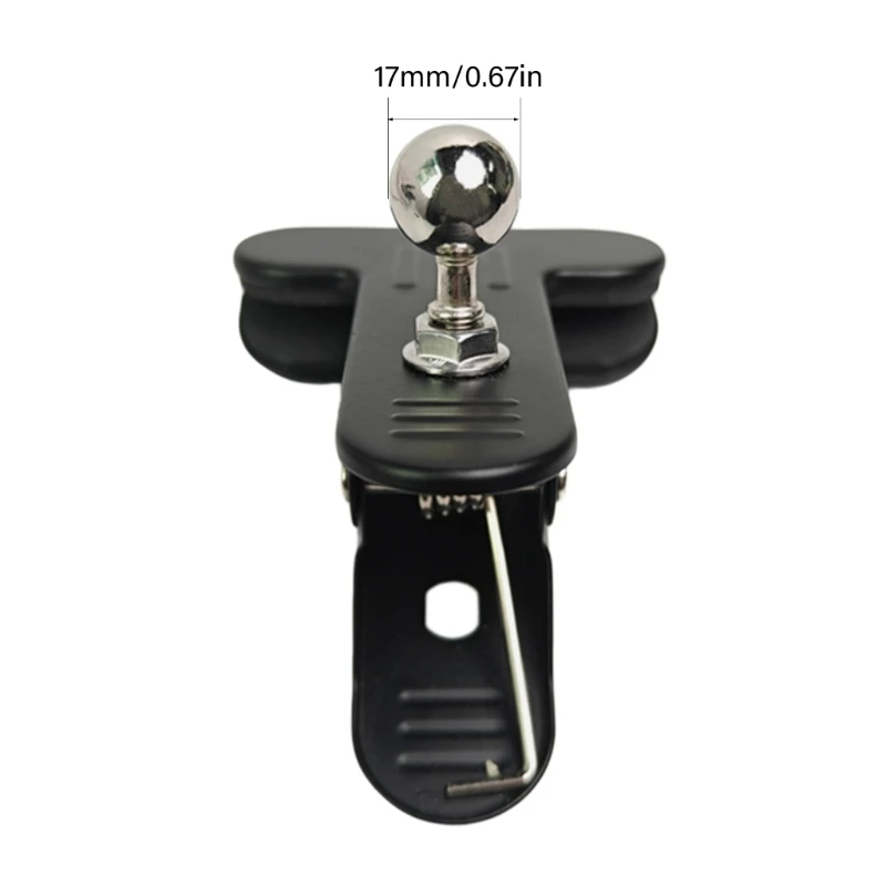 Heavy Duty Metal Phone Mount Support With Tool Less Quick Installation Multiple Adjustable Clamp For Office Desk F19C