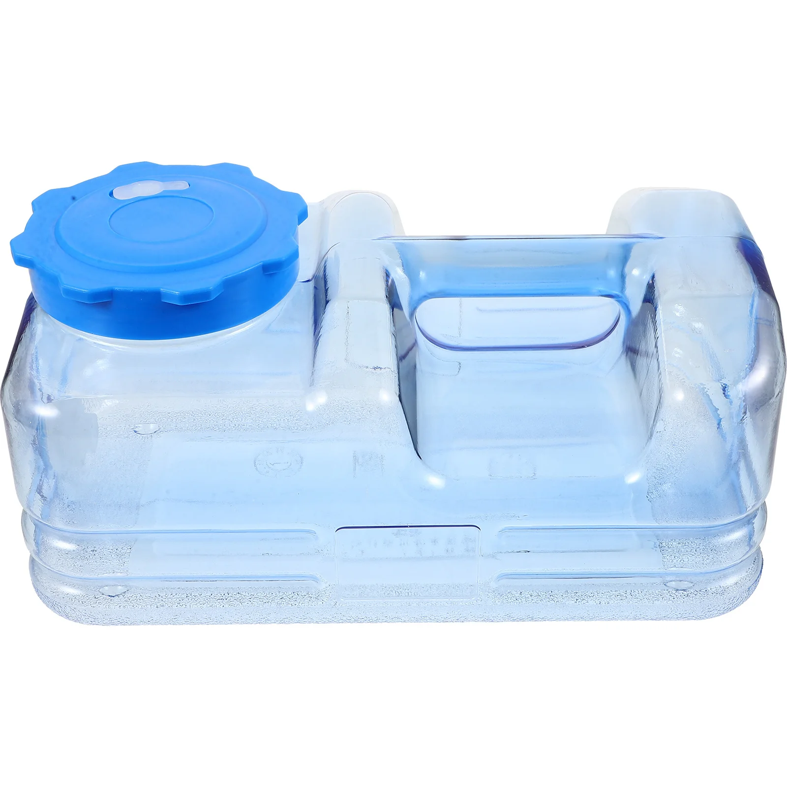 

1 Set Outdoor Jug Transparent Reusable Pc Material Portable Water Storage Container Handle Camping Picnic Car Home Use Large
