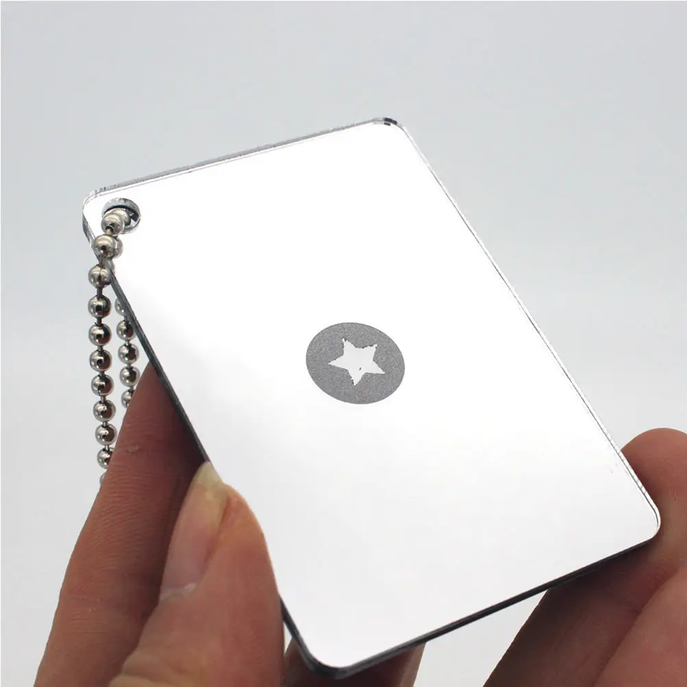 

1Pcs Durable Acrylic Signal Mirror Outdoor Survival Emergency Reflective Mirror Camping Gear Outdoor Retroreflector