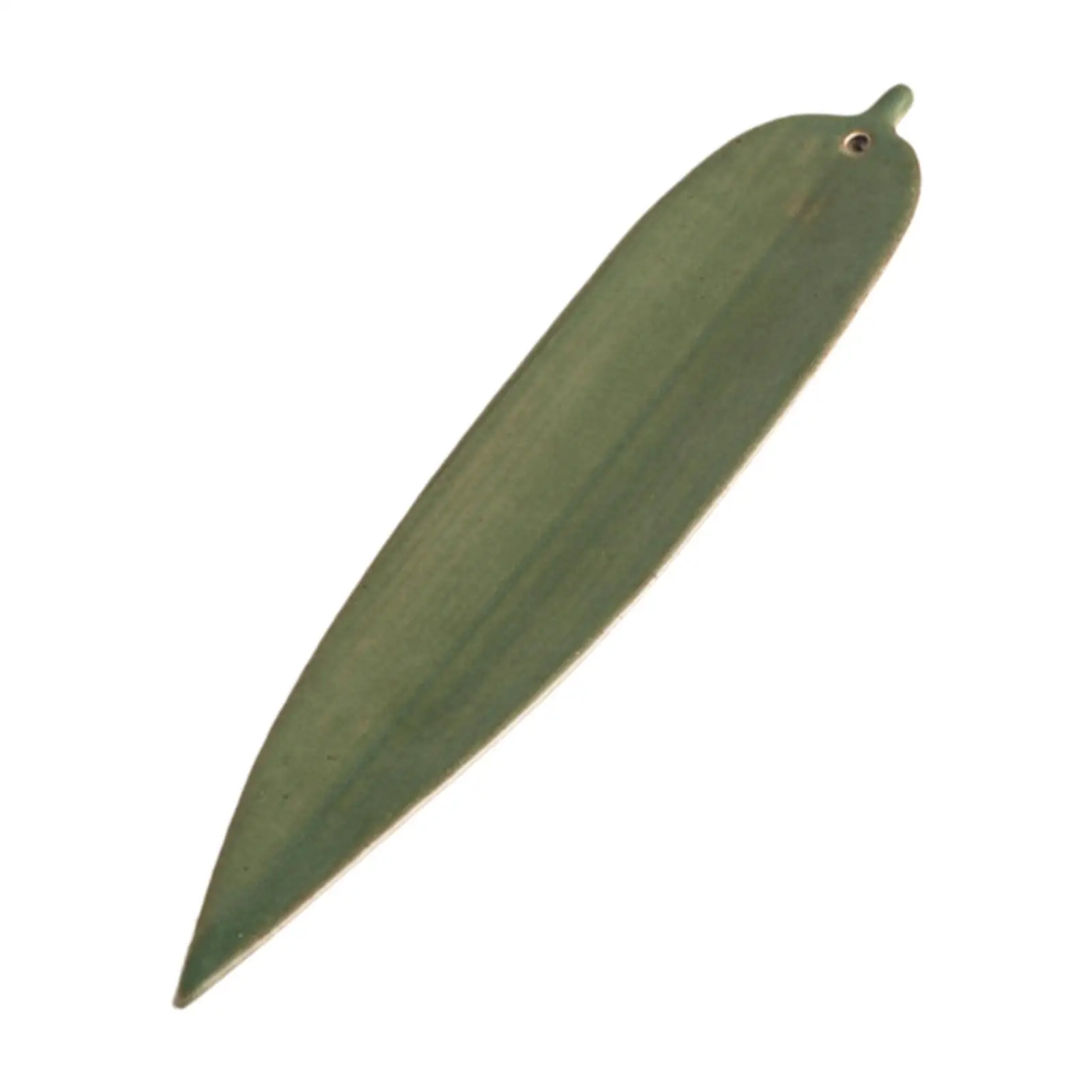 Leaf Shaped Incense Stick Holder Table Ornament Green for SPA Study Entrance