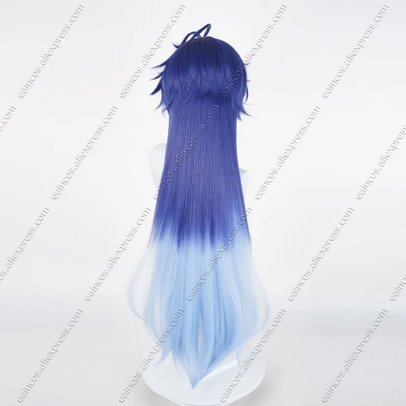 Peluca de Cosplay Flins de 85cm de largo, grueso, esponjoso, colores mezclados, pelo sintético resistente al calor para Halloween