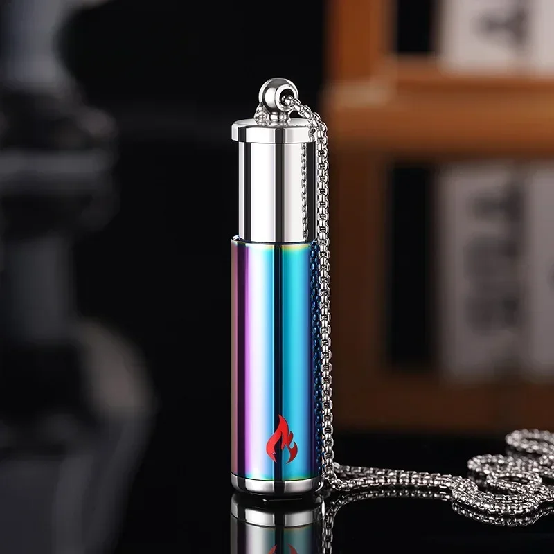 Outdoor Creative Tungsten Lighter Intelligent Voice Control Ignition USB Charging Windproof Cigarette Lighter Men's Gifts