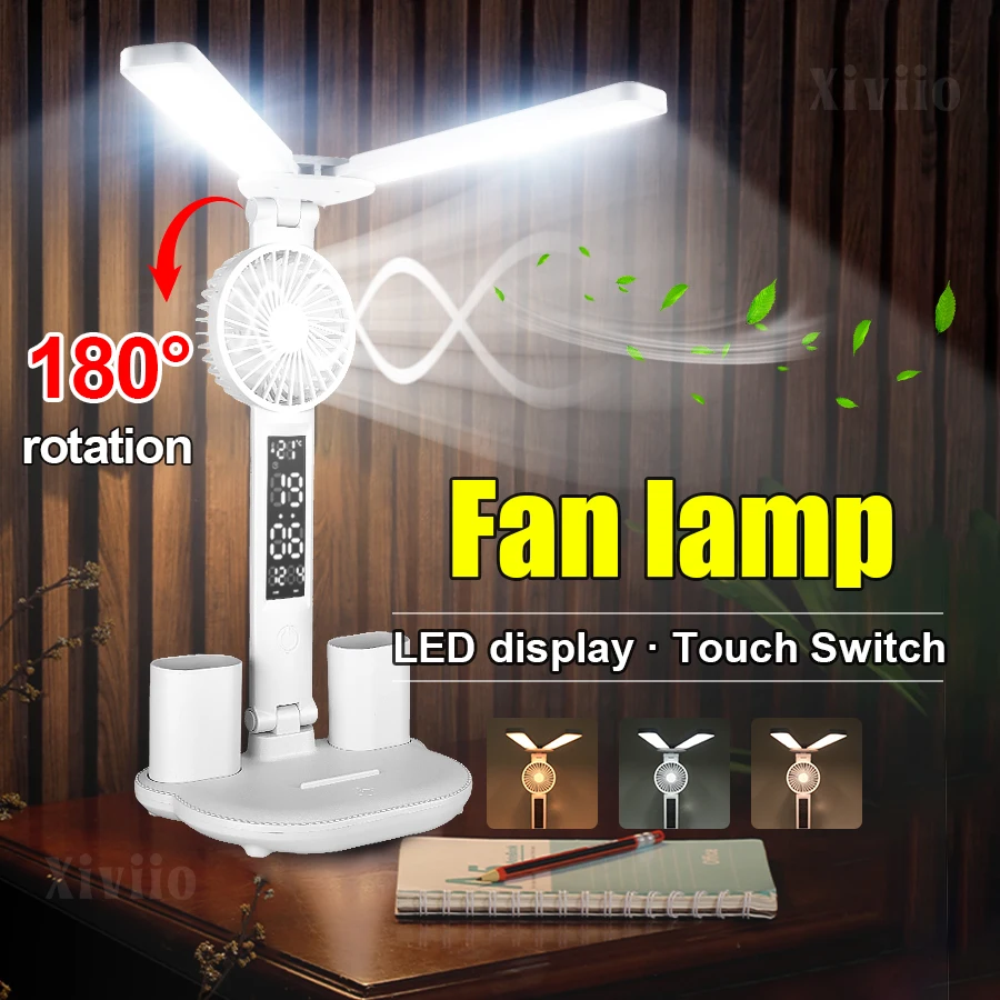 

NEW Touch Control Desktop Desk Lamp Rechargeable Lighting Eye Protection Room Night Light Bedroom Bedside Student Reading Lamp