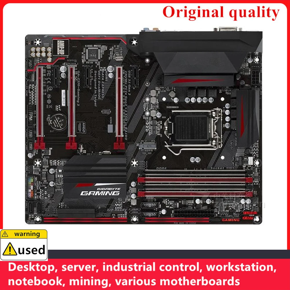 

For GA-Z270-Gaming 3 Z270-Gaming Motherboards LGA 1151 DDR4 64GB ATX Intel Z270 Overclocking Desktop Mainboard M.2 NVME SATA III