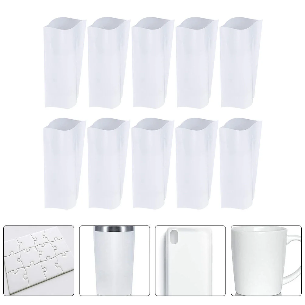 20 Pcs Shrink Film Tumblers Sublimation Heat Transfer Wrap Bags Blank Films Oz Printing White Oven 20oz