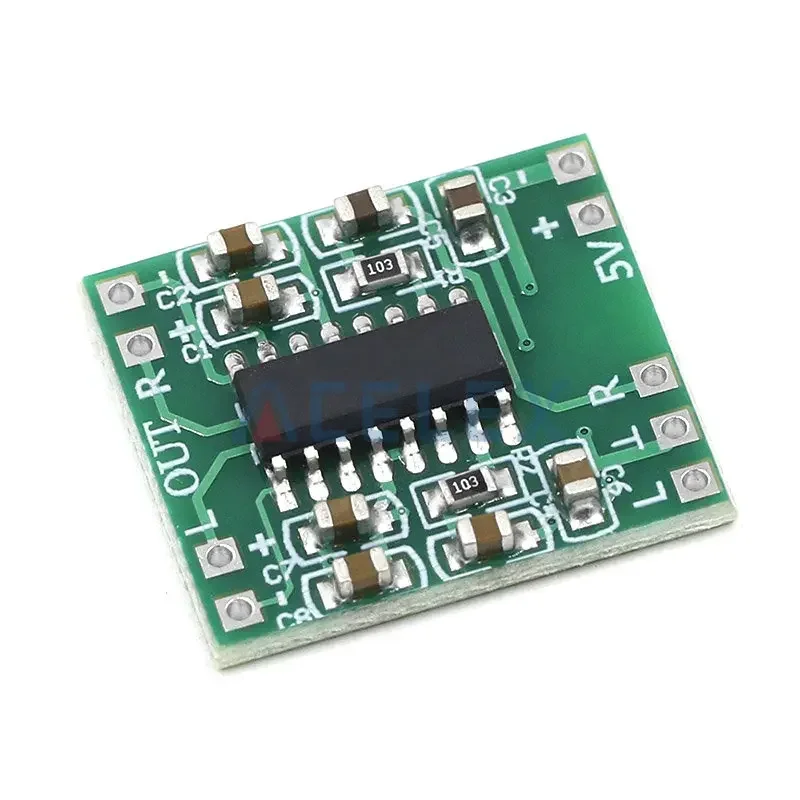 PAM8403 Super mini digital amplifier board 2 * 3W Class D digital amplifier board efficient 2.5 to 5V USB power supply