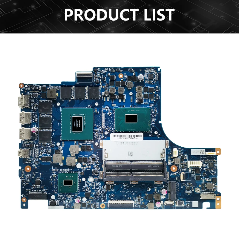 Notebook Mainboard For Lenovo Legion Y520 Y520-15IKBM Laptop Motherboard CPU i5-7300HQ GTX1060-V3G BY520 NM-B391 FRU 5B20P24353