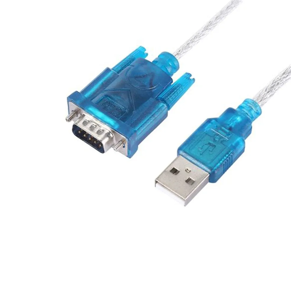 New HL-340 USB to RS232 COM Port Serial PDA 9 pin DB9 Cable Adapter Support Windows7 64