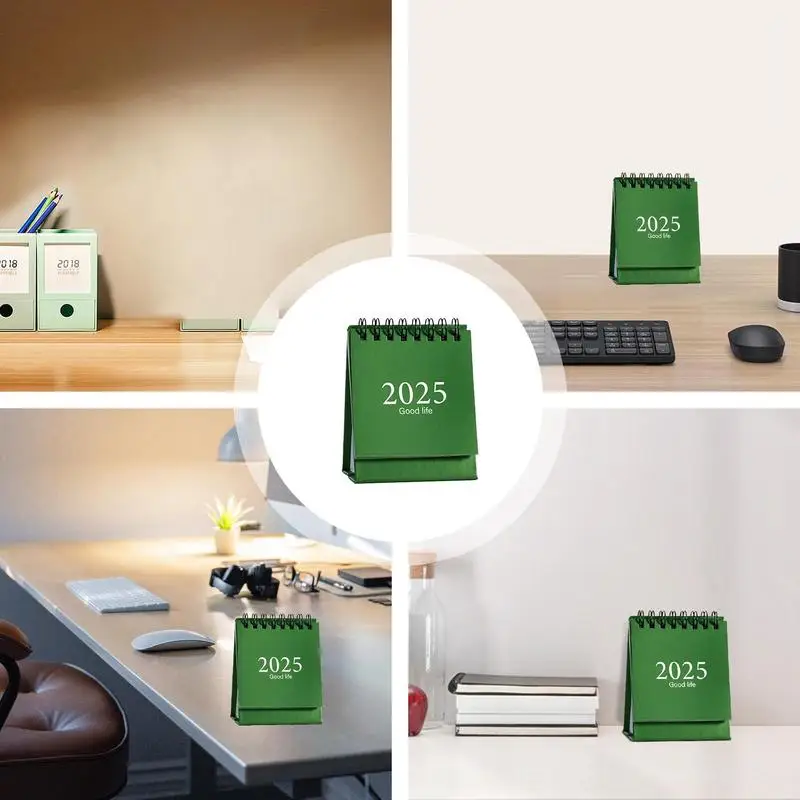 Bureaukalender Kleine Staande 360 Graden Pagina Draaien Kleine Bureaukalender Flipping Kalender Voor Klaslokaal Dubbelzijdig Klein Bureau