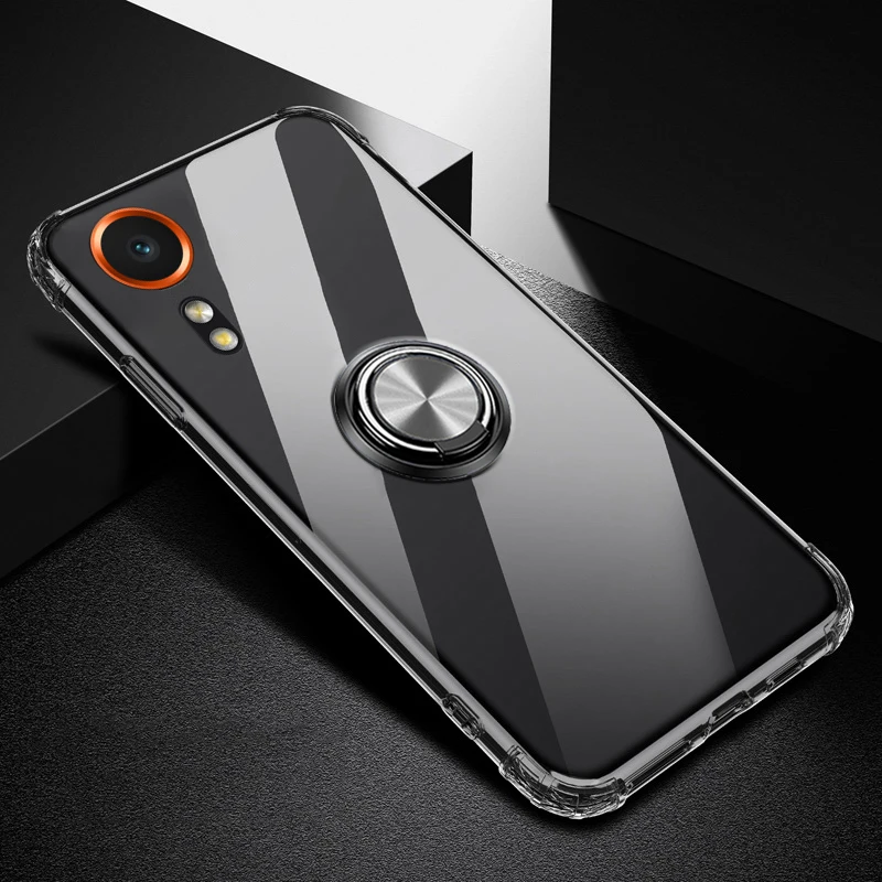 

Transparent Case For Samsung Galaxy X Cover 7 With Ring Original Clear Airbag Shockproof Cover For Samsung Galaxy XCover 7 Shell