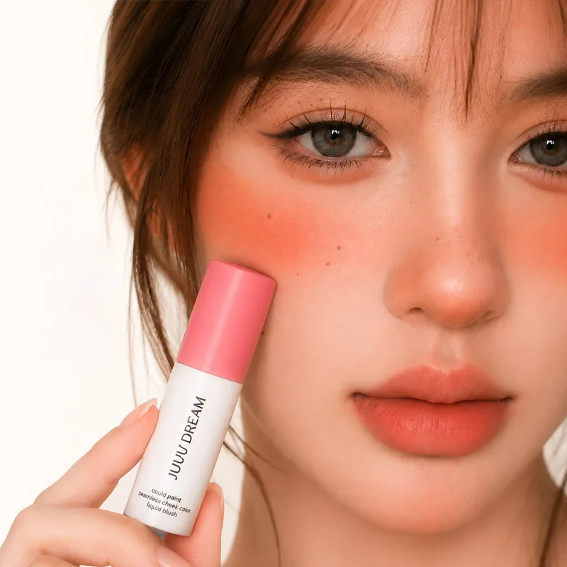 JUJU DREAM Liquid Blush Seamless Cloud Paint Natural Dewy Finish Long Lasting Waterproof Pigmented Cheek Makeup