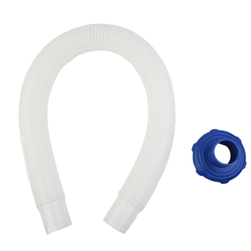 For Intex 25016 Above Ground Pool Skimmer Hose + Adapter B Replacement Spare Part Set Outdoor Swimming Pool Cleaning Tool