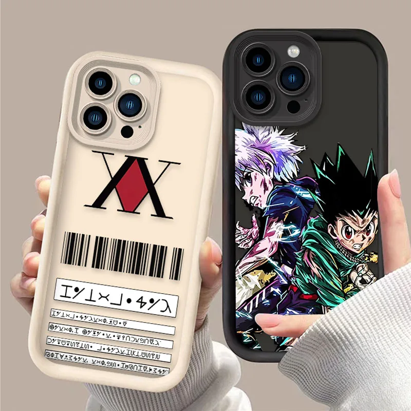 Hunter X Hunters Anime Case For iPhone 15 16 14 13 12 11 Pro Max X XS X S Max XR SE 2020 7 8 Plus iphone16 Soft Silicone Cover