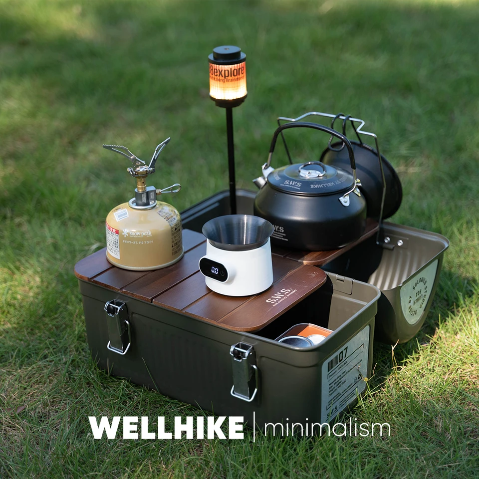 WELLHIKE アウトドア SWS レトロ ランチボックス 7L 大容量 メタル製