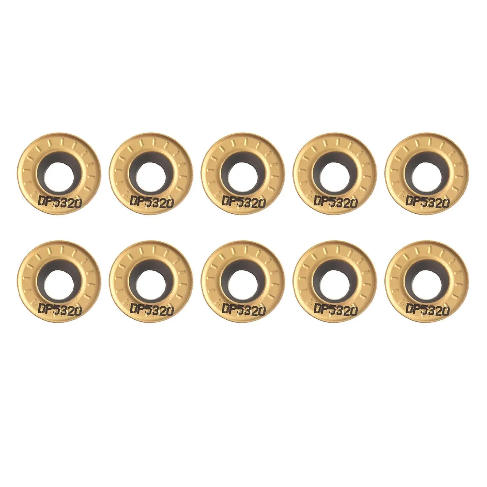 DP5320 Inserts CNC Milling Inserts For Machining Color: Yellow Easy Replacement Process Large Trimming Processing
