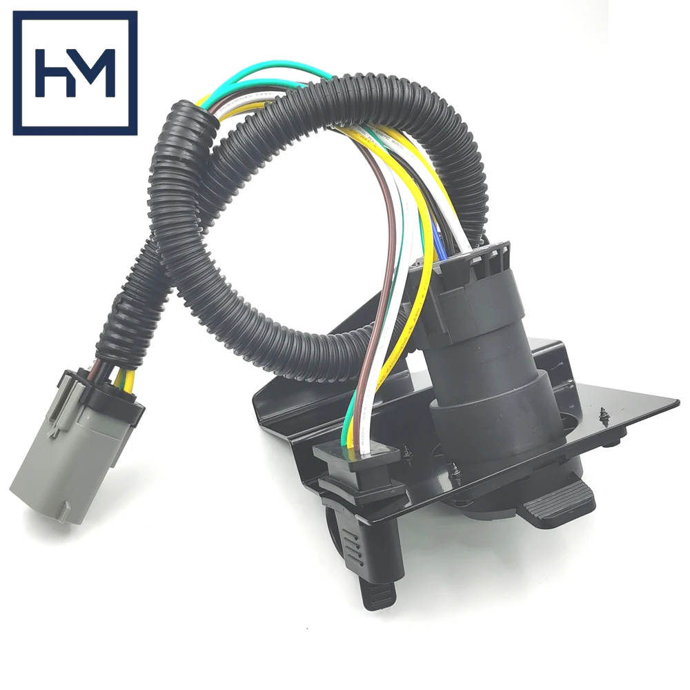 4 & 7 Pin Trailer Tow Wiring Harness Plug For Ford F250 F350 Super Duty 2002 2003 2004  OE: YC3Z-13A576-CA  YC3Z13A576CA