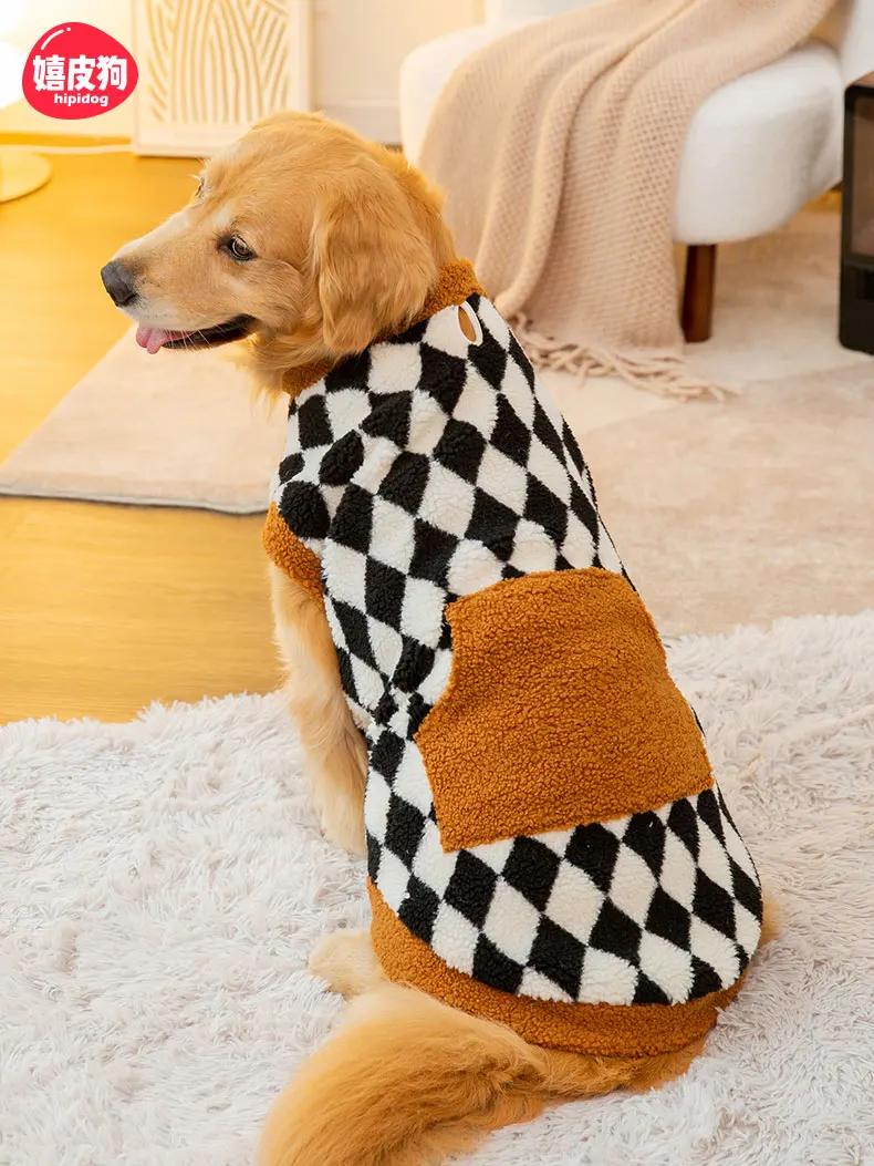 

Big Dog Clothes Autumn and Winter Golden Retriever Medium and Large Dog Pet Labrador Winter Shiba Inu Satsuma Border
