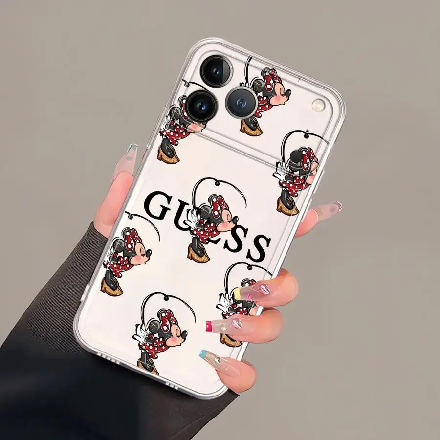 حافظة لهاتف آيفون 16 15 14 Plus 12 Mini 17 Air 7 8 13 12 11 Pro MAX XR 16e ديزني ميكي ميني فاشن #5