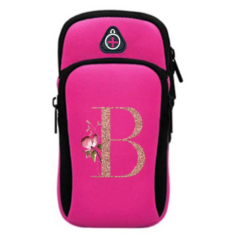 Brassard universel pour téléphone portable, sacs de sport, bras de course, support de téléphone, sac mobile, série or rose, accessoire de course