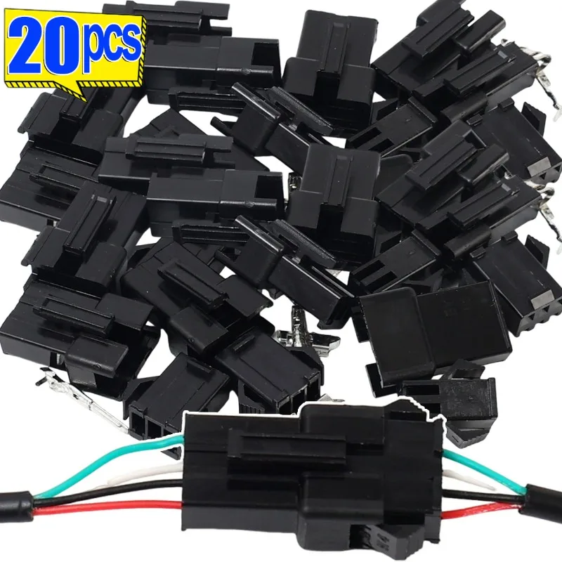 

2/3/4 Pin Male Female Wire Connector with Metal Pins Household Terminals Connector for RC Lipo Battery Car Boat Drone Airplane