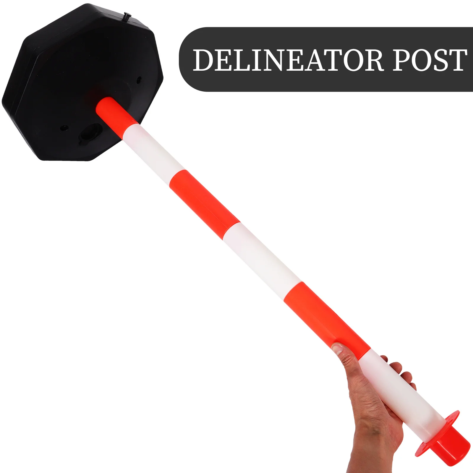 Delineator Post Water Refillable Bright Stripe Warning Pile Driveway Security Post Traffic Guide Traffic Column