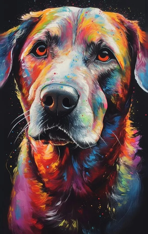 JMINE Div 5D Colorful Labrador Dog  Full Diamond Painting cross stitch kits art animal 3D paint by diamonds