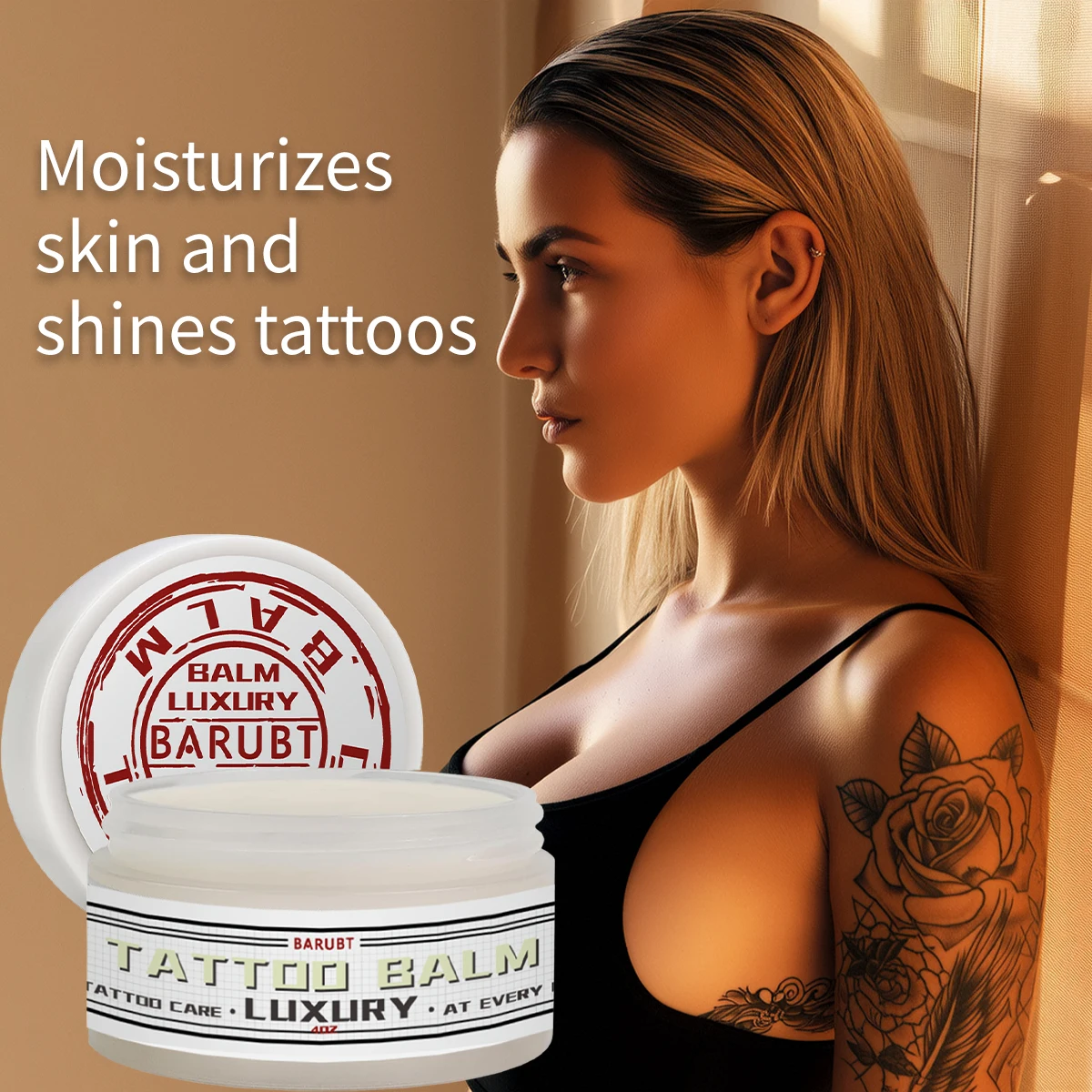 

BARUBT Tattoo Aftercare Cream Color Preservation Brand Skin Care for Body Art Permanent Makeup Color Locking Gel