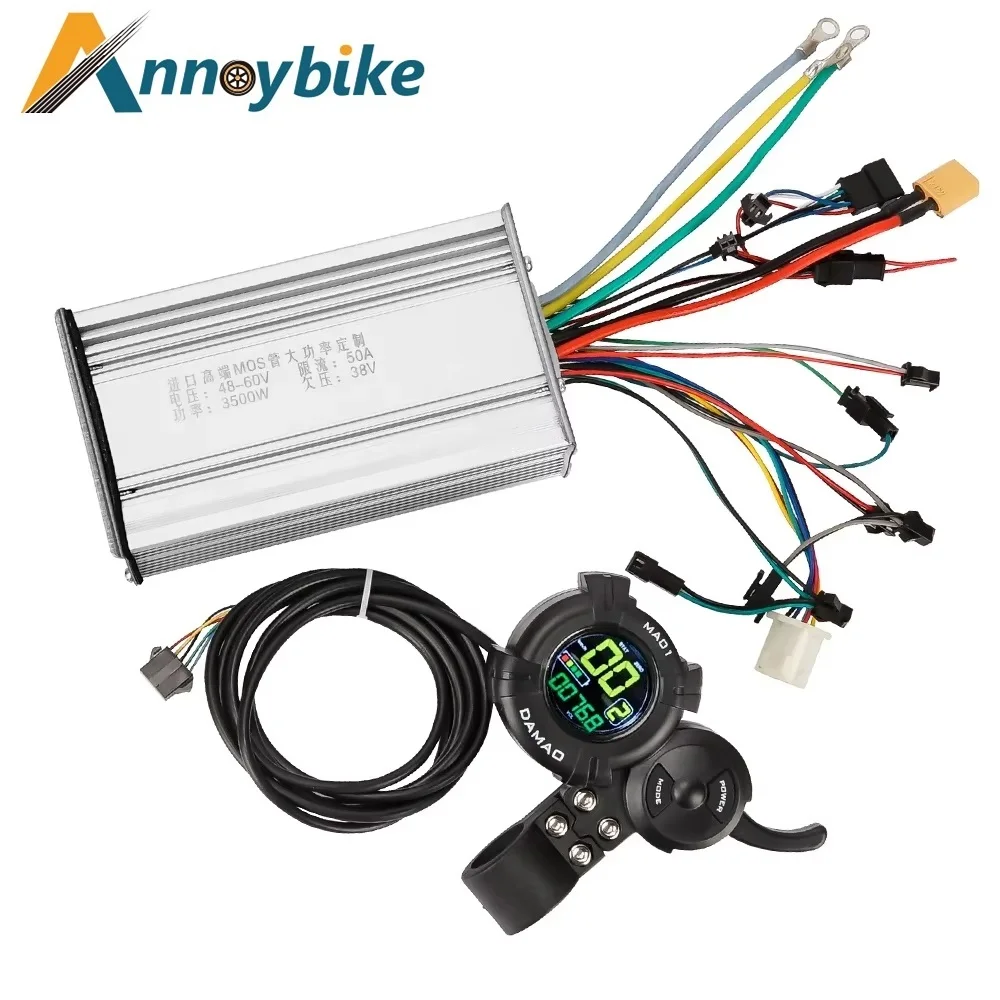 

Electric Bicycle Controller With LCD Display 48V-72V2000W2500W3000W3500W Universal Electric Bicycle E-bike Scooter BLDC Motor