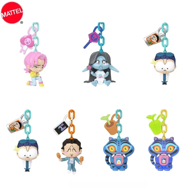 Genuine Mattel Kpop Demon Hunters Blind Box Mini Figurine Keychain Collectible Blind Bag Decorative Bag Charm For Kpop Fans Gift - view 5