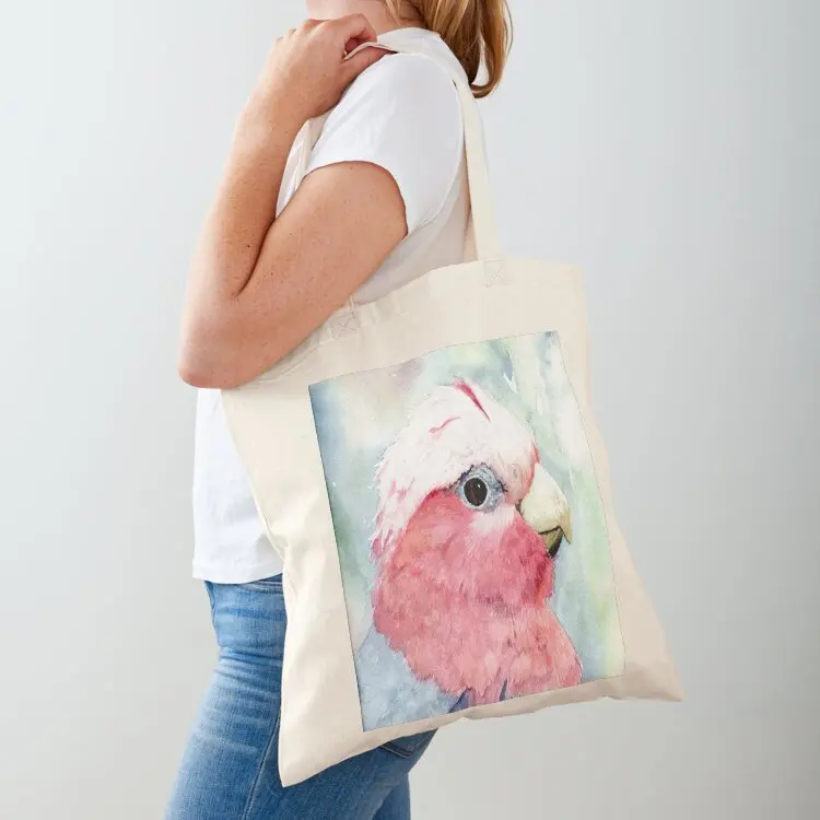 

Australian Galah Cockatoo Watercolour Painting Tote Bag custom tote bag reusable shopping bag female canvas tote