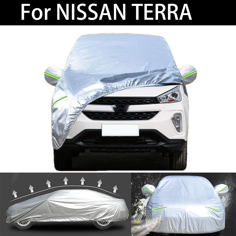 

For NISSAN TERRA winter Car Cover Dustproof Outdoor Indoor UV Snow Resistant Sun rain Protection waterproof hail cover for car