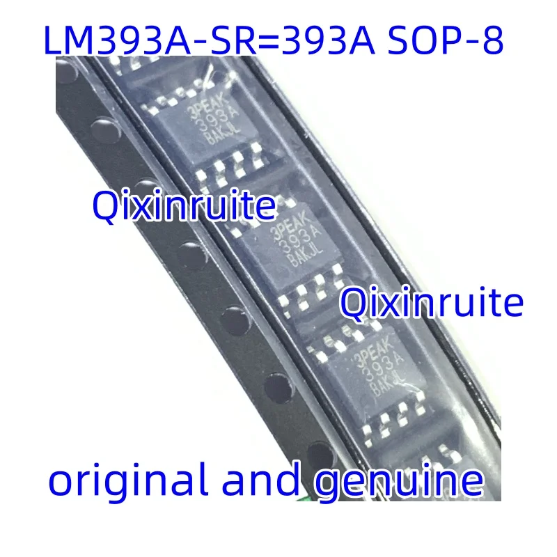 Qixinruite New genuine LM393A-SR=393A SOP-8 comparator integrated circuit chip IC